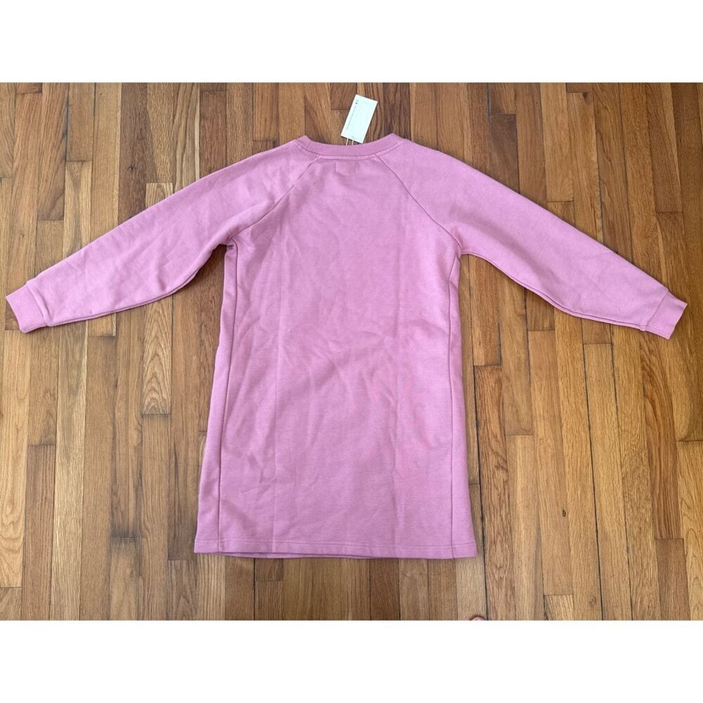 Pact Cotton Long Sleeve Sweater Dress Lily Desert Rose Pink size L - Picture 5 of 7